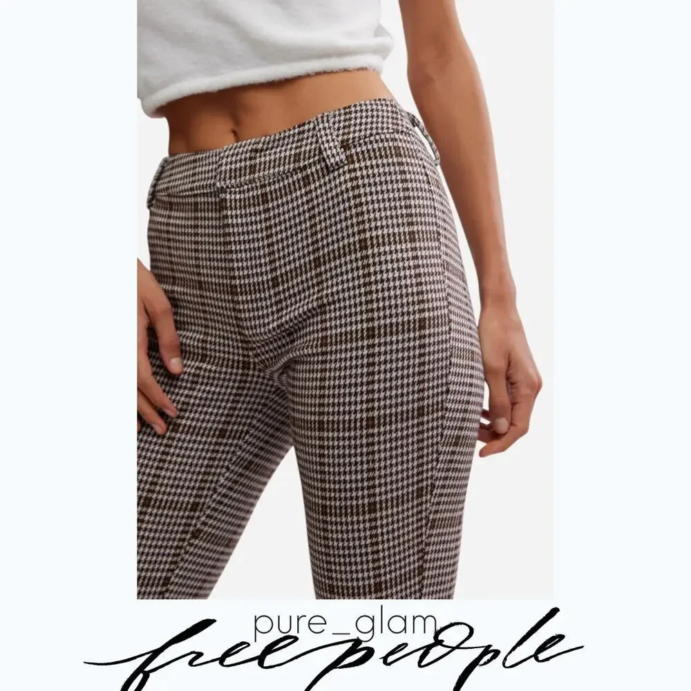 Free People plaid pants
